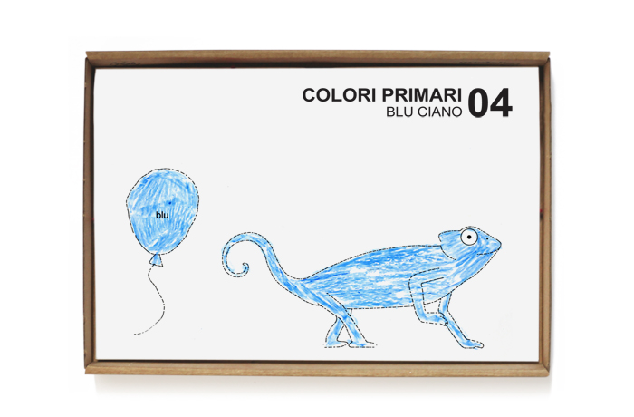 Un camaleonte per introdurre i bambini al laboratorio colore: bianco, nero, colori primari, secondari e temperatura